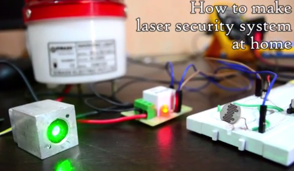 laser security system