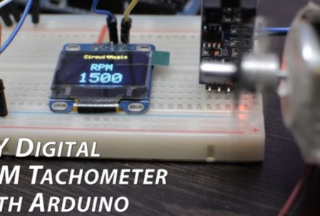 DIY Digital RPM tachometer with Arduino