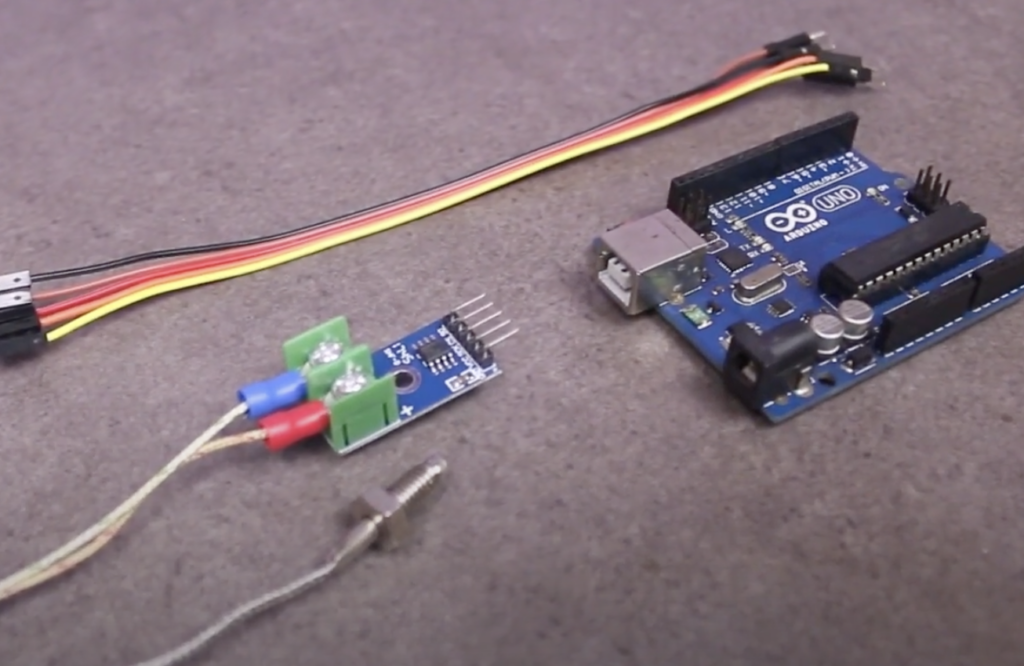 K-thermocouple temperature sensor with arduino