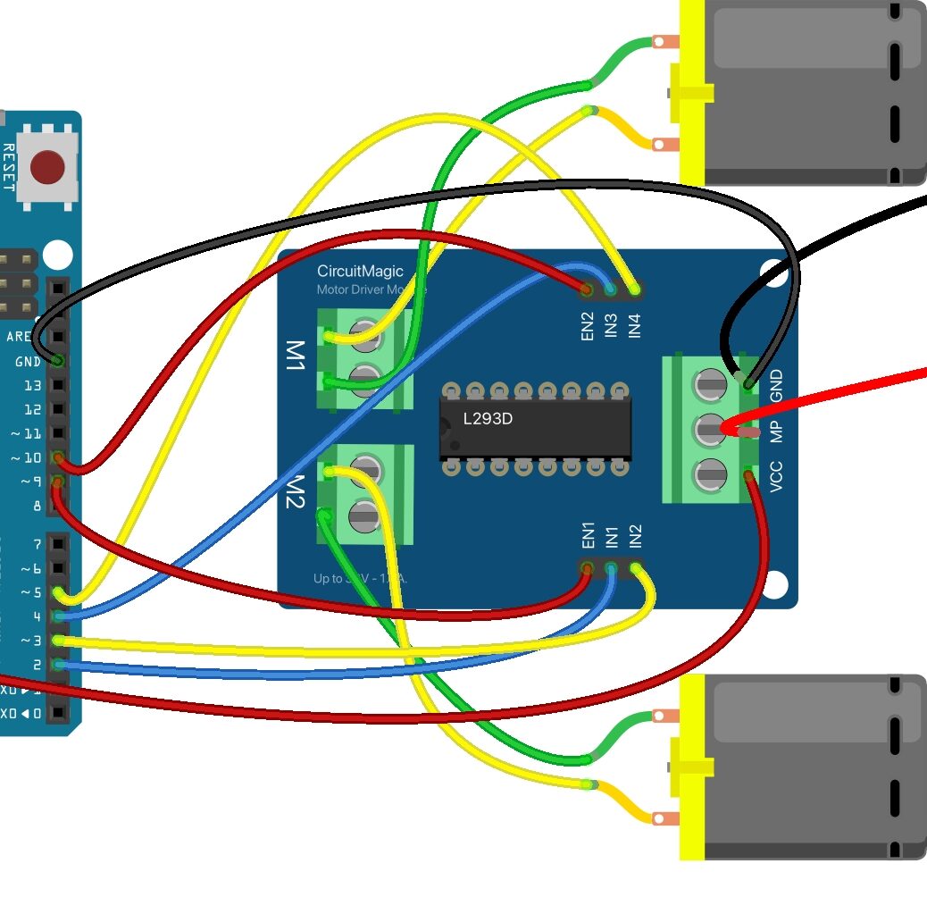 How To Control Dc Motor With L293d Driver Arduino Code For Dc Motor