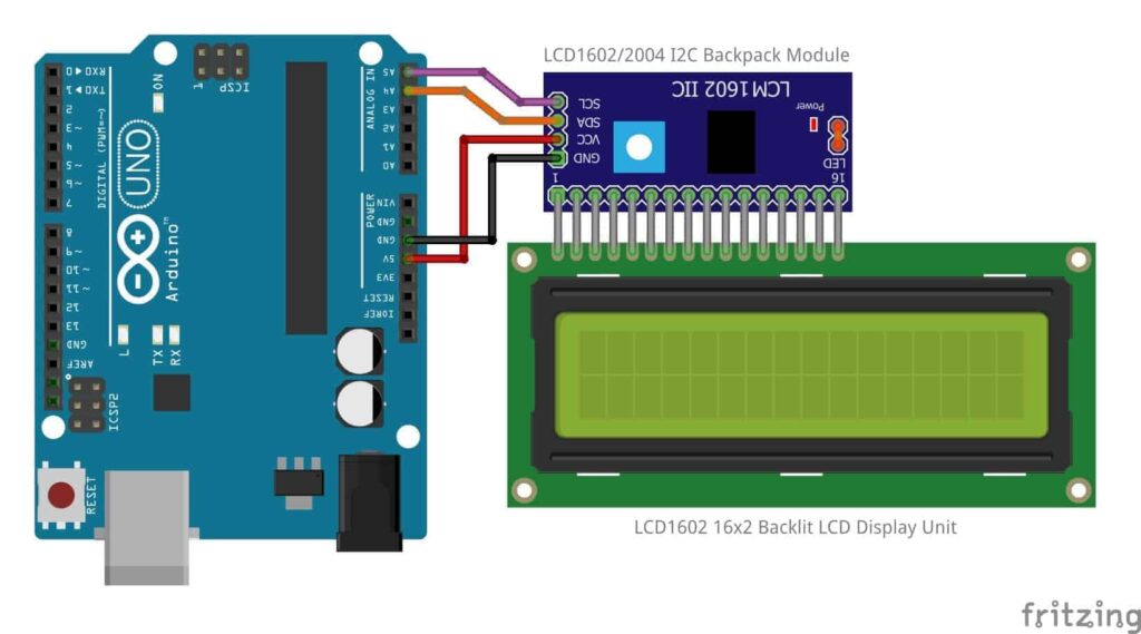 How to: 16x2 LCD Display with Arduino - Code & Connection