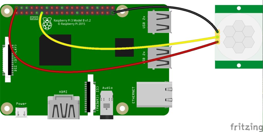 Motion Detection with Raspberry Pi and PIR Sensors